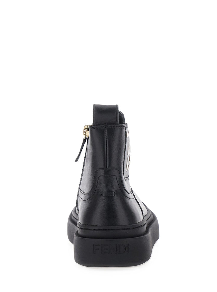 Stivali nere per bambina JMR582AY2T F0FGH Fendi Kids 