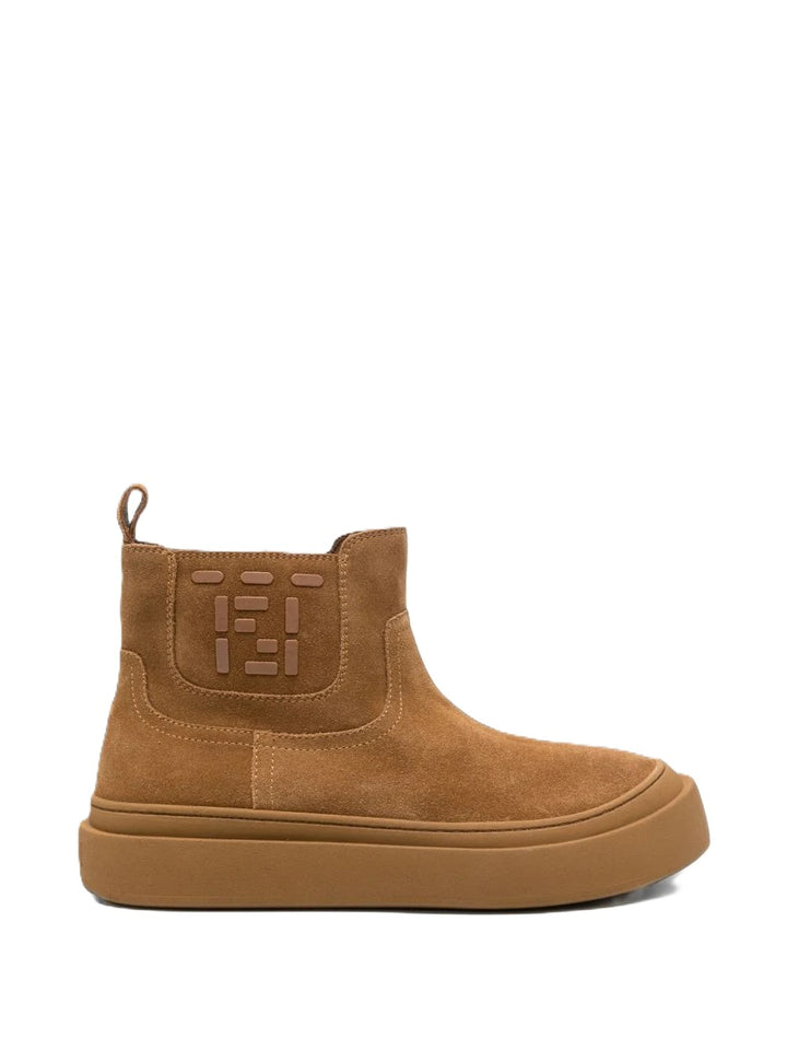 Stivali marroni per bambina JMR582AY2U F1XI3 Fendi Kids 