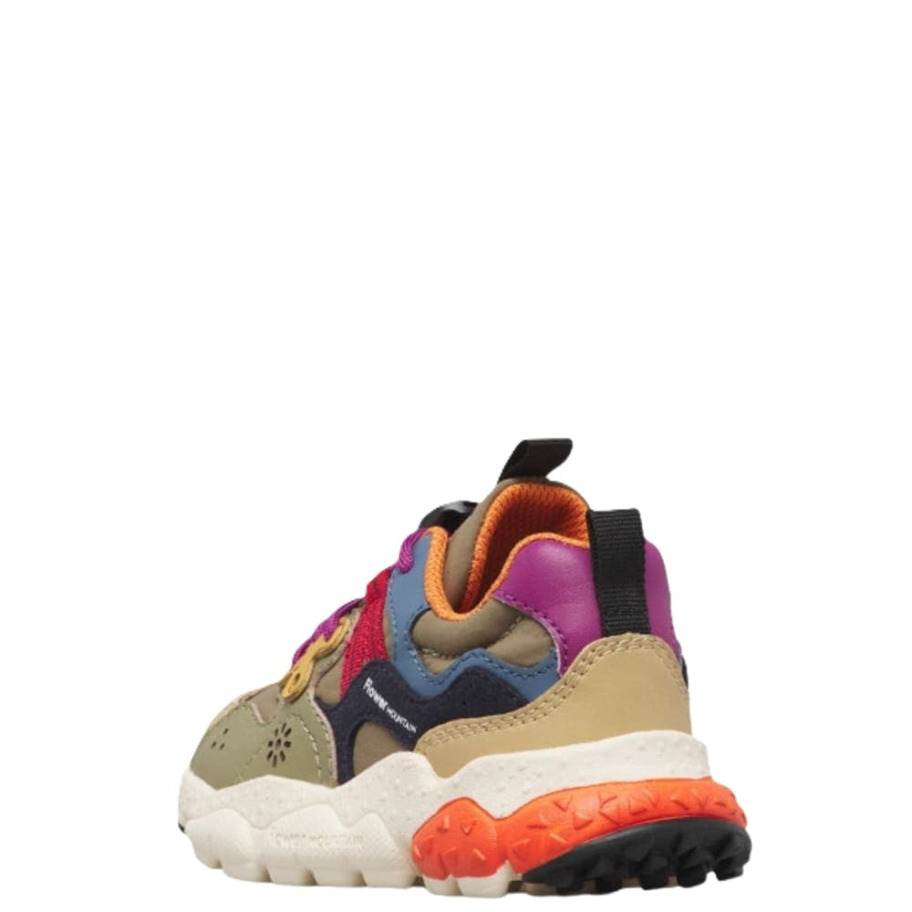 Sneakers verde/beige/multicolore per bambino 201549721 1E46 Flower Mountain Kids 