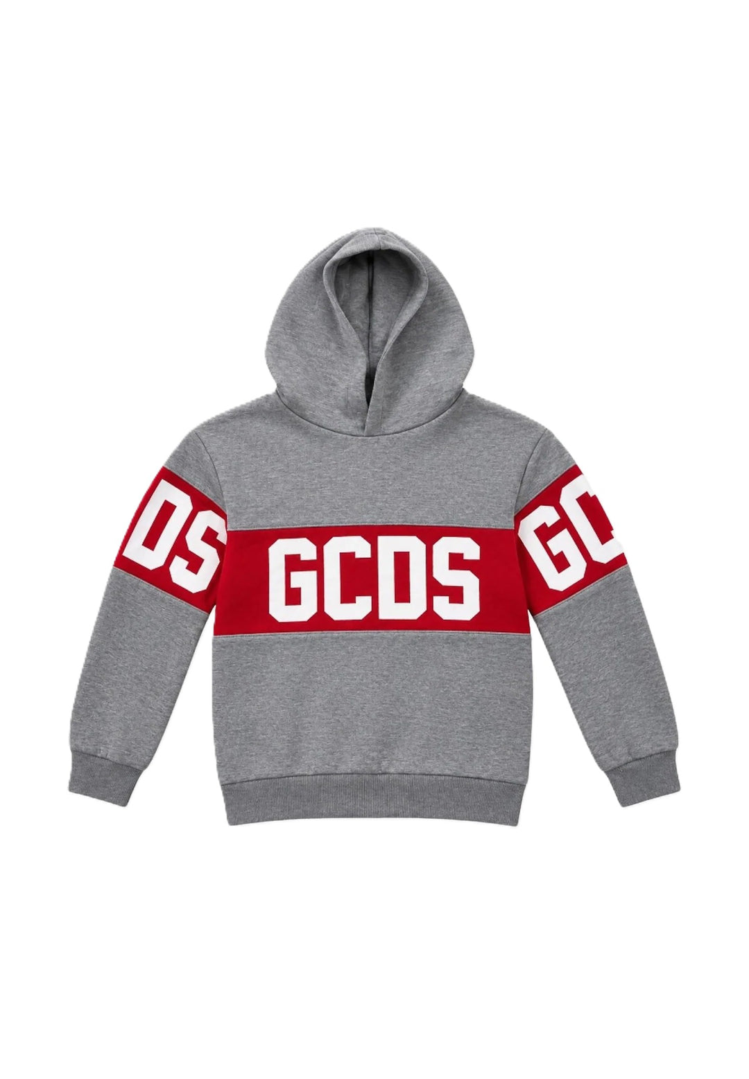 Felpa grigia/rossa per bambino Z0UJQE583F004 953R Gcds Kids 
