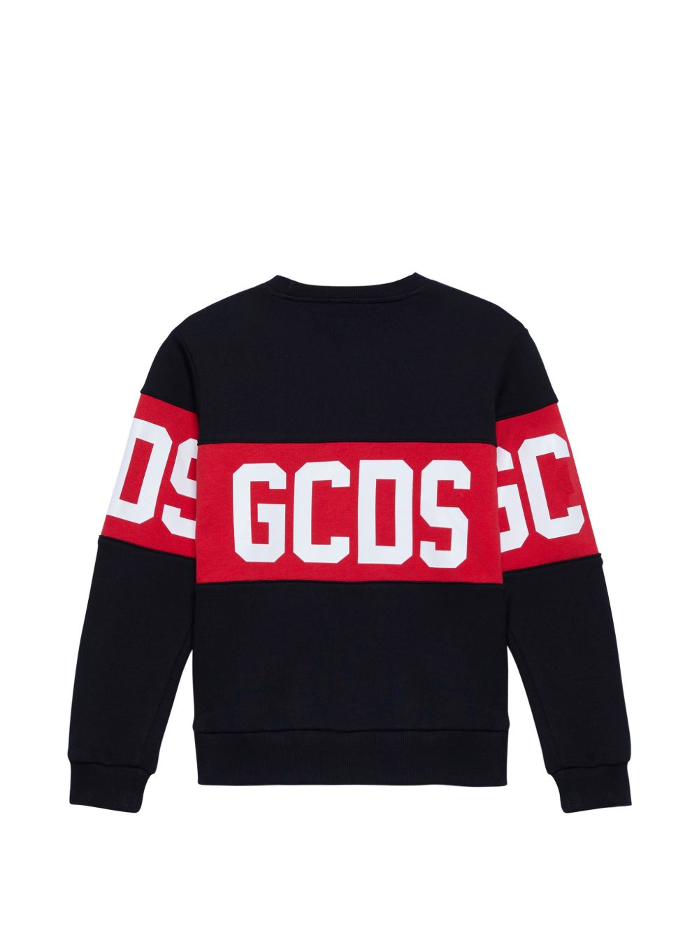 Felpa nera per bambino Z0UJQE584F004 999R Gcds Kids 
