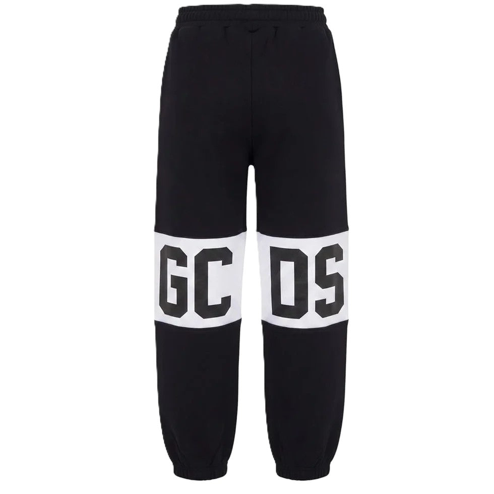 Pantalone nero/bianco per bambino Z0UJQI588F004 999A Gcds Kids 