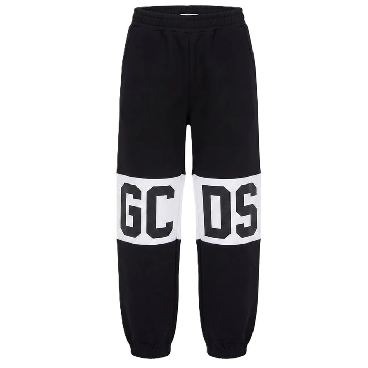 Pantalone nero/bianco per bambino Z0UJQI588F004 999A Gcds Kids 