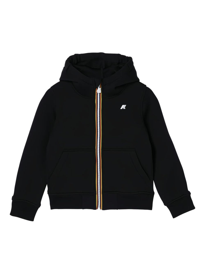 Giubbotto nero per bambino K2124RW USY K-Way Kids 