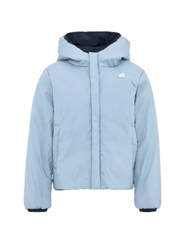 Giubbotto blu/azzurro per bambino K71337W DBH K-Way Kids 
