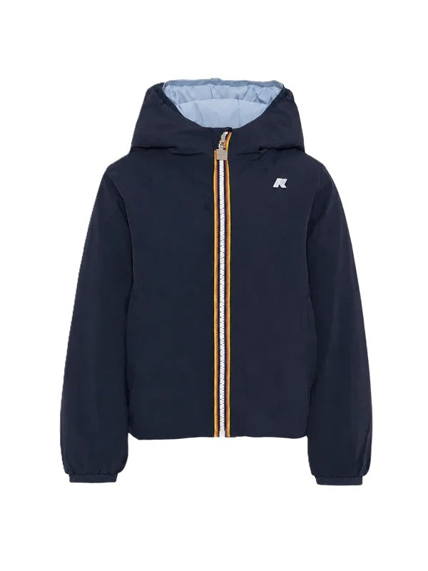 Giubbotto blu/azzurro per bambino K71337W DBH K-Way Kids 