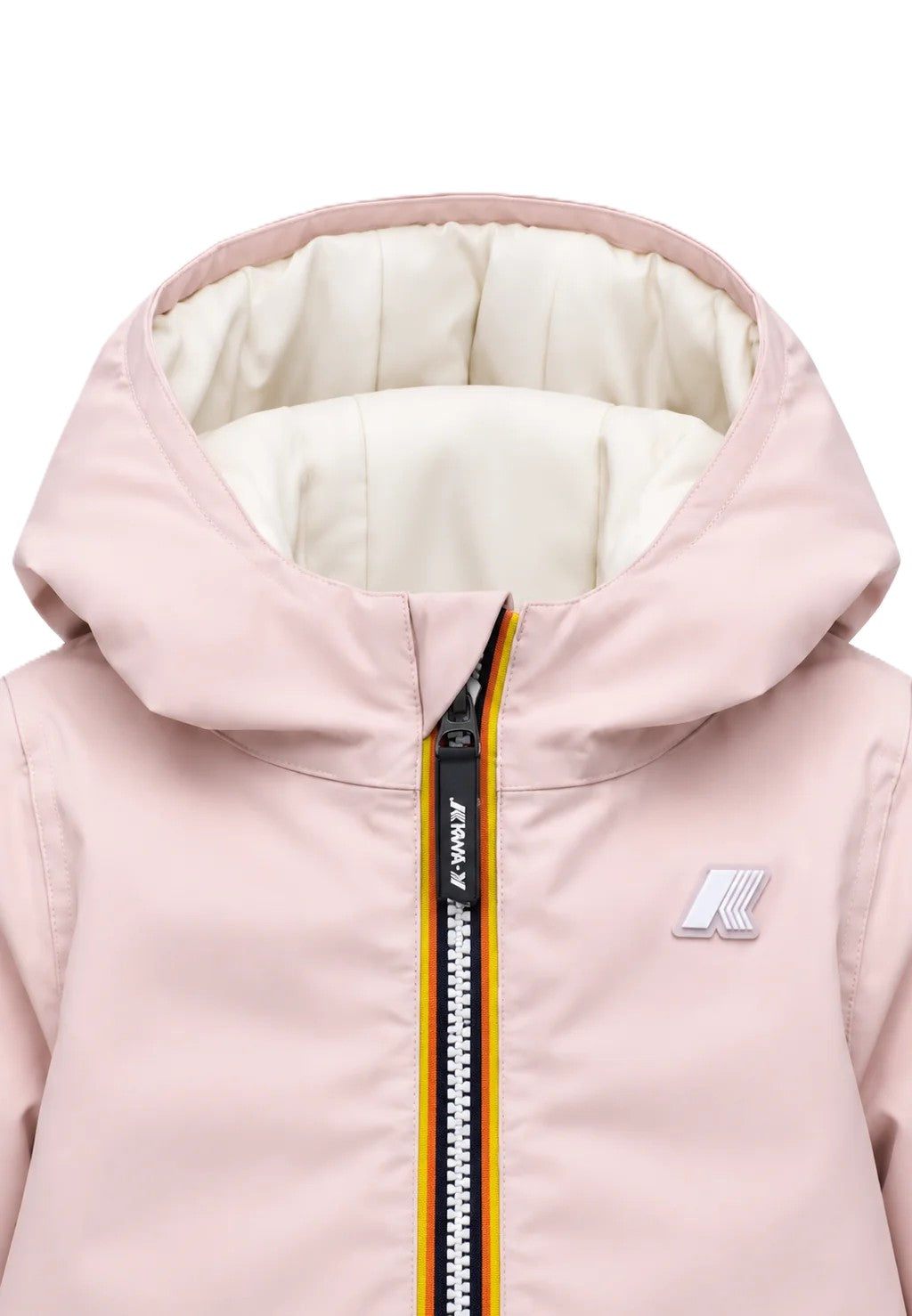 Giubbotto rosa/bianco per neonata K71338W DCT K-Way Kids 