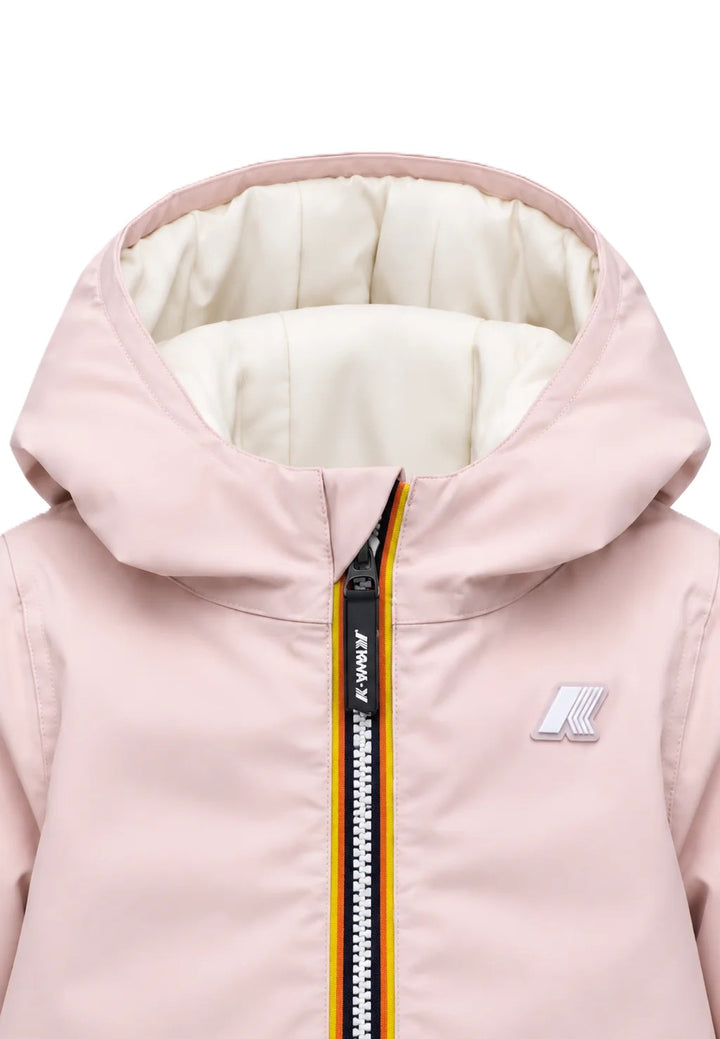Giubbotto rosa/bianco per neonata K71338W DCT K-Way Kids 