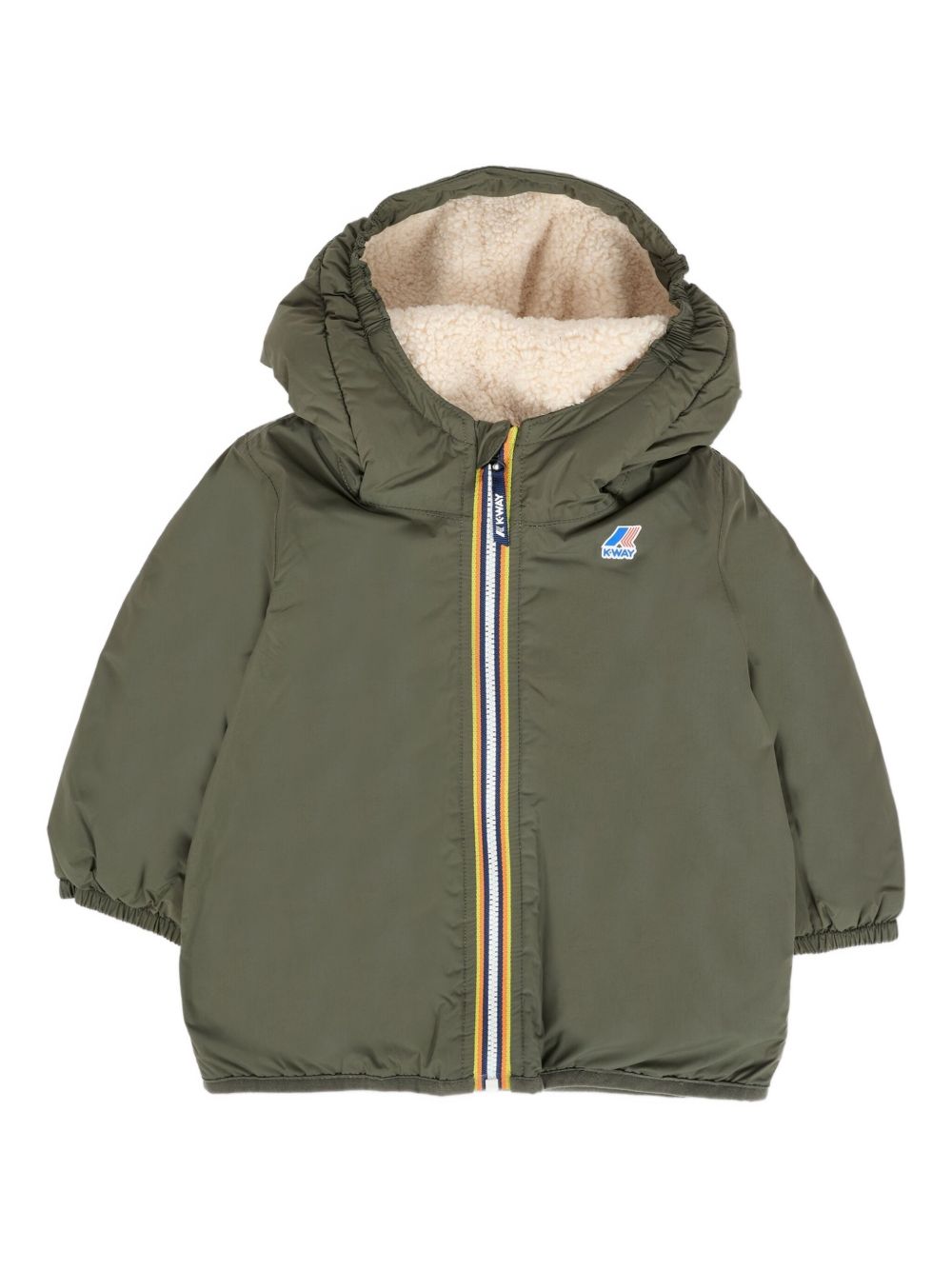 Giubbotto verde per neonato K7142RW WMR K-Way Kids 