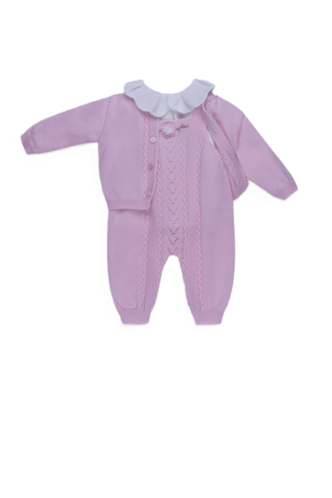Completo rosa per neonata IS1131 C302 Marlù Kids 