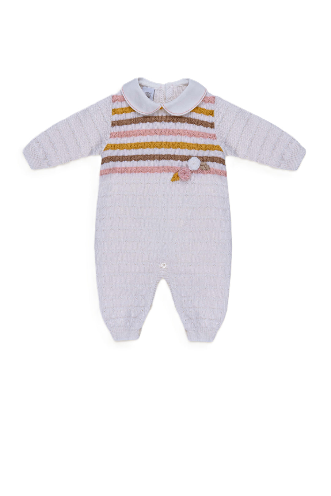 Tutina vaniglia/multicolor per neonata IS1810 C2ZEML Marlù Kids 