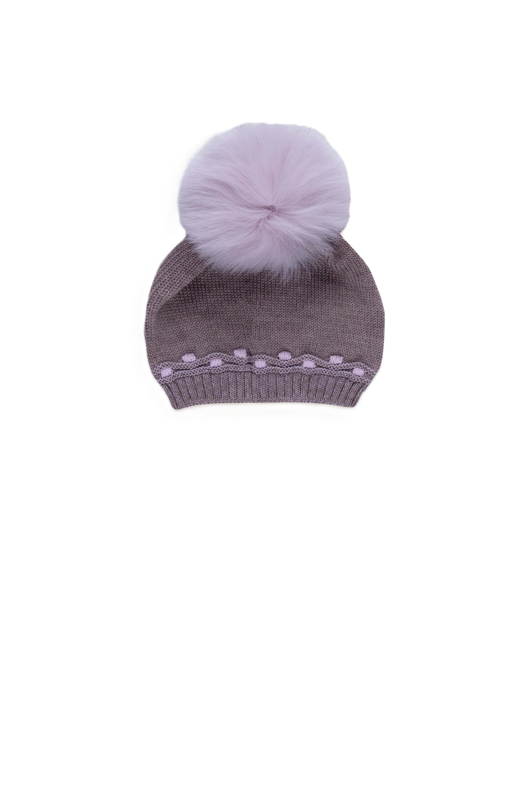 Cappello tortora/vaniglia per neonata IS2271PP C3803 Marlù Kids 