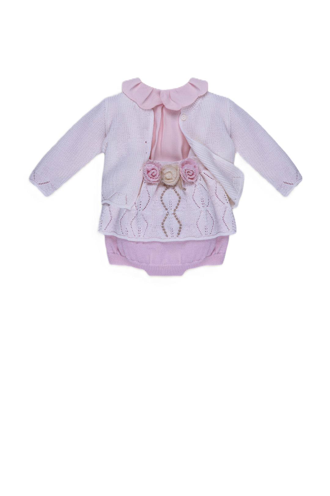 Completo rosa/bianco per neonata IS2460MU C203CA Marlù Kids 