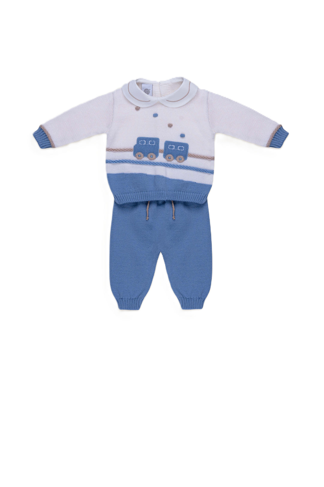 Completo bianco/cielo per neonato IS5350 C24PCA Marlù Kids 