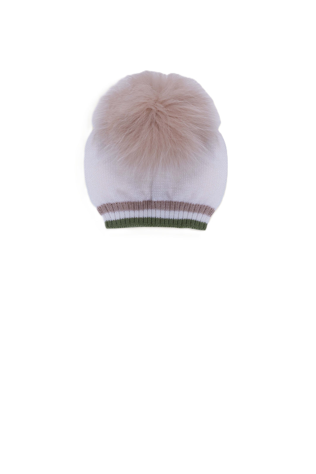 Cappello vaniglia/verde per neonato IS5471PP C2CAMU Marlù Kids 