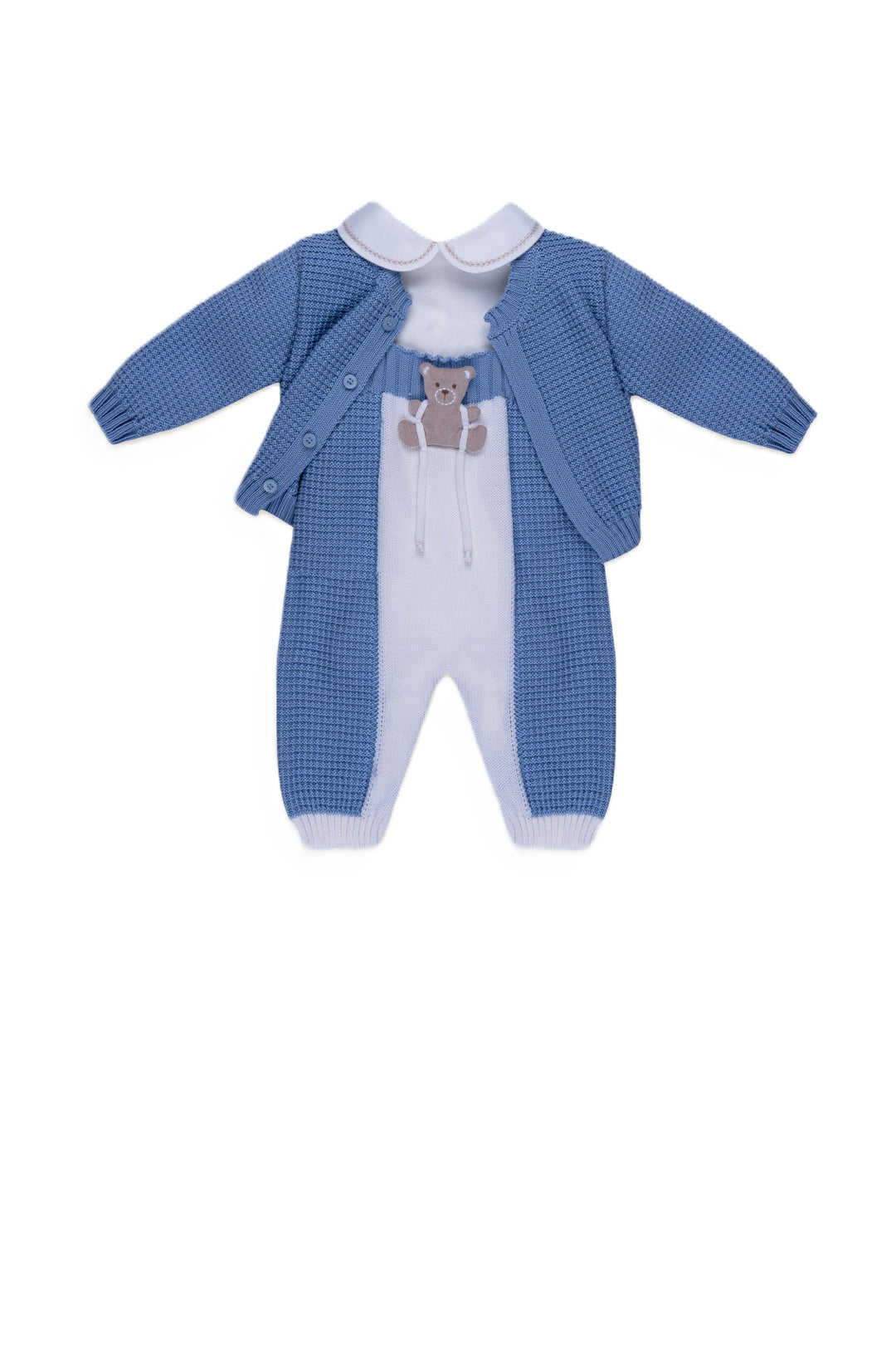 Completo vaniglia/cielo per neonato IS5531 4P2 Marlù Kids 