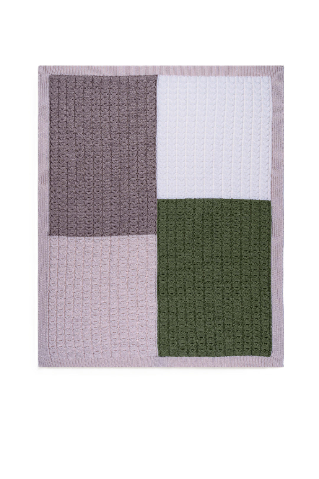 Coperta beige/bianco/verde per neonato IS5980 C238MU Marlù Kids 