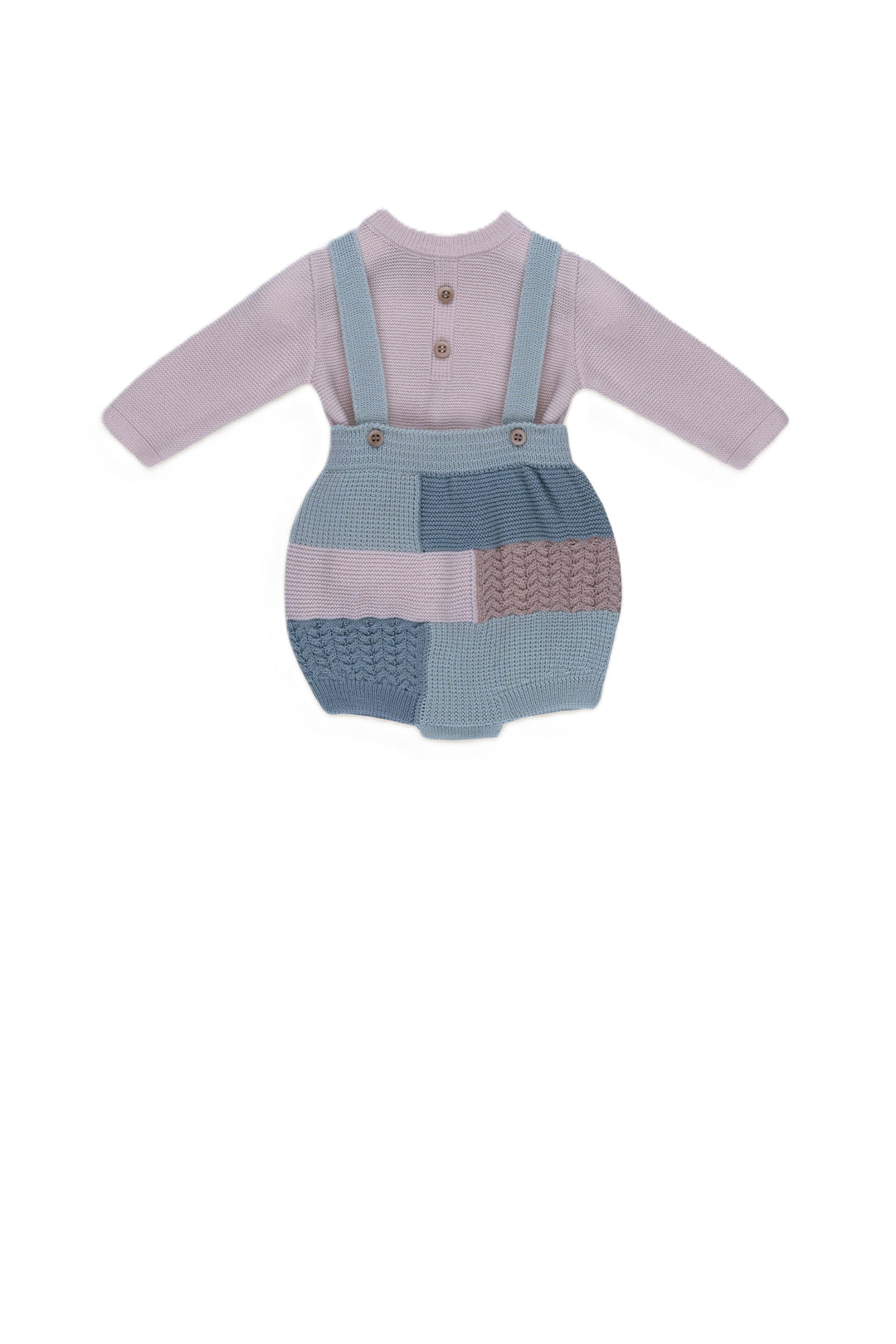Completo azzurro/bianco per neonato IS6052 C6L62M Marlù Kids 