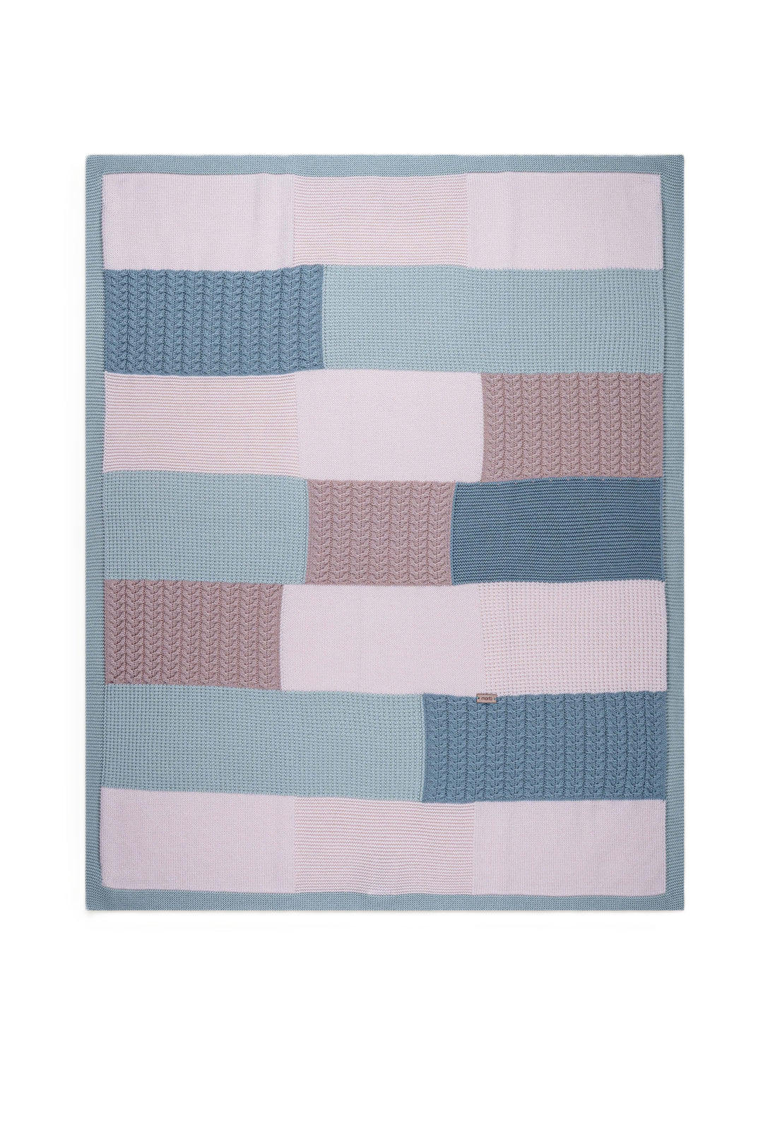 Coperta cammello/mandorla/azzurro per neonato IS6080 C6L62M Marlù Kids 