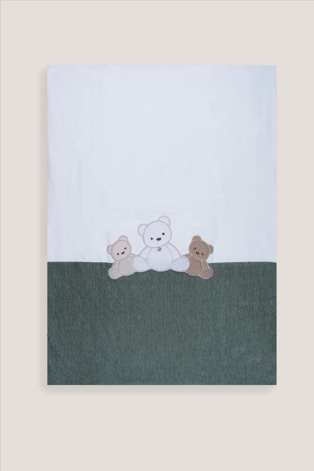 Coperta bianca/verde per neonato IS6881 C206 Marlù Kids 