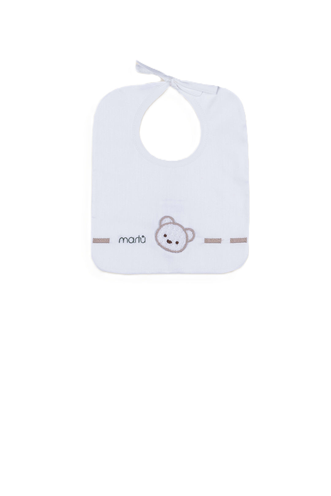 Bavetta bianca per neonato IS68BAV C206CA Marlù Kids 