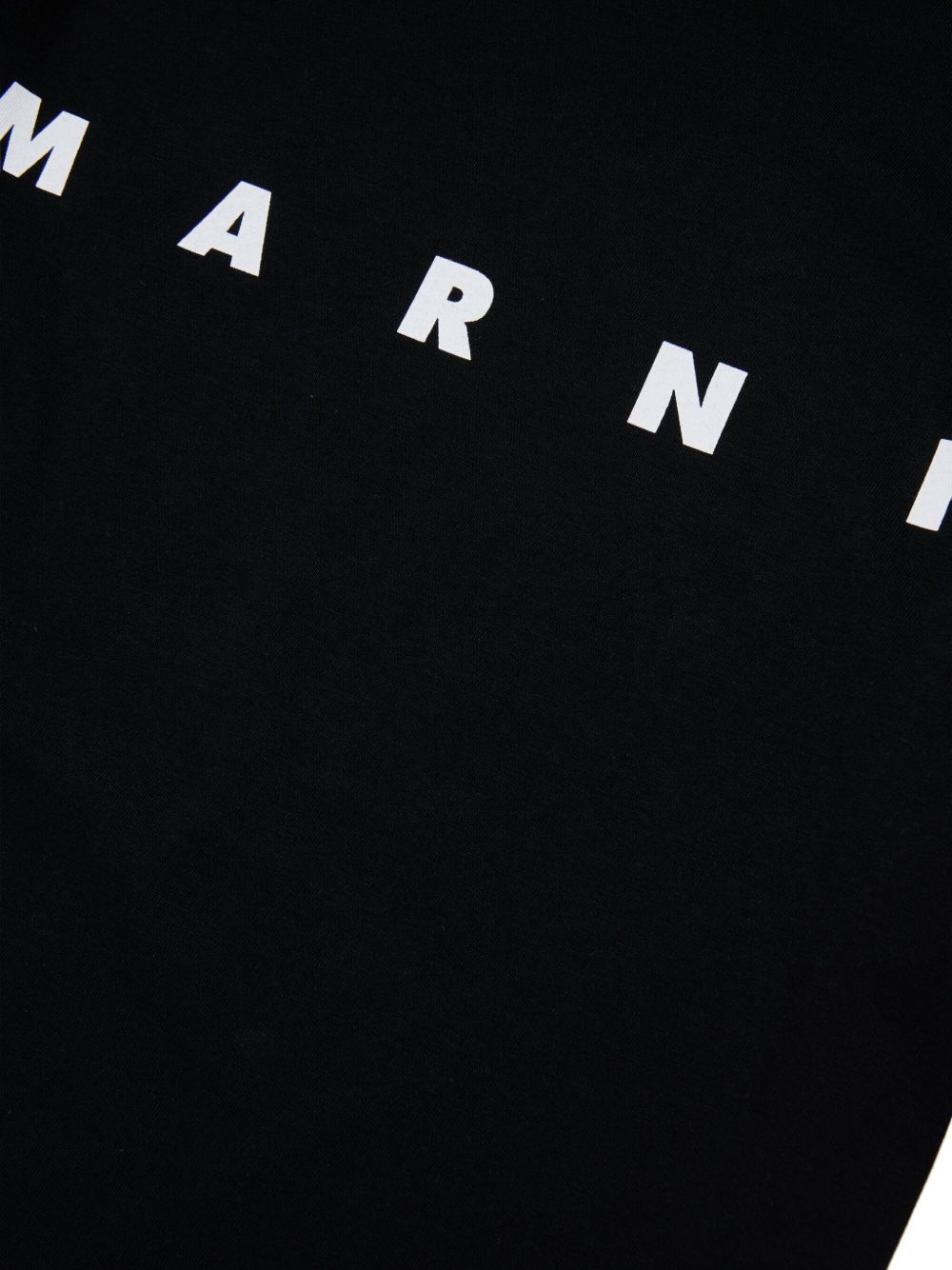 T-shirt nera per bambino M002MVM00RF 0M900 Marni Kids 