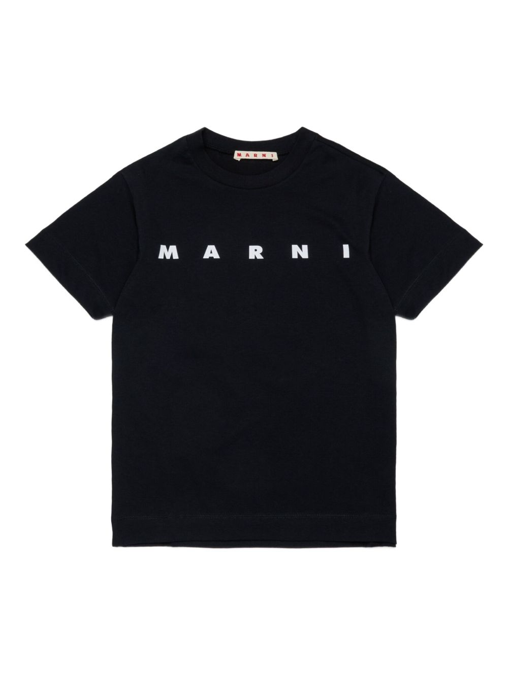 T-shirt nera per bambino M002MVM00RF 0M900 Marni Kids 