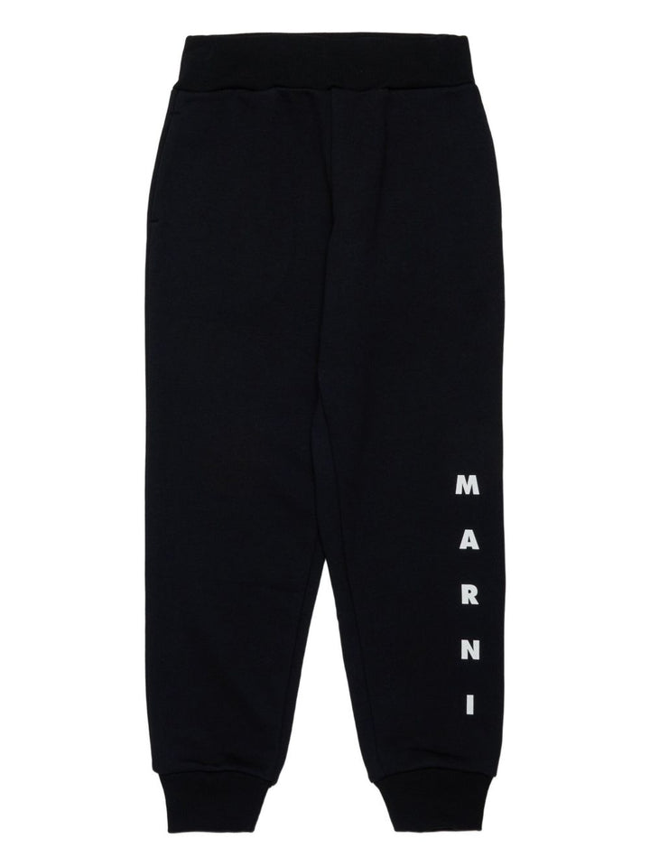 Pantalone nero per bambino M01218M00V0 0M900 Marni Kids 