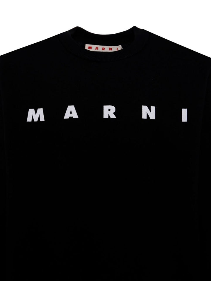 Felpa nera per bambino M01612M00V0 0M900 Marni Kids 