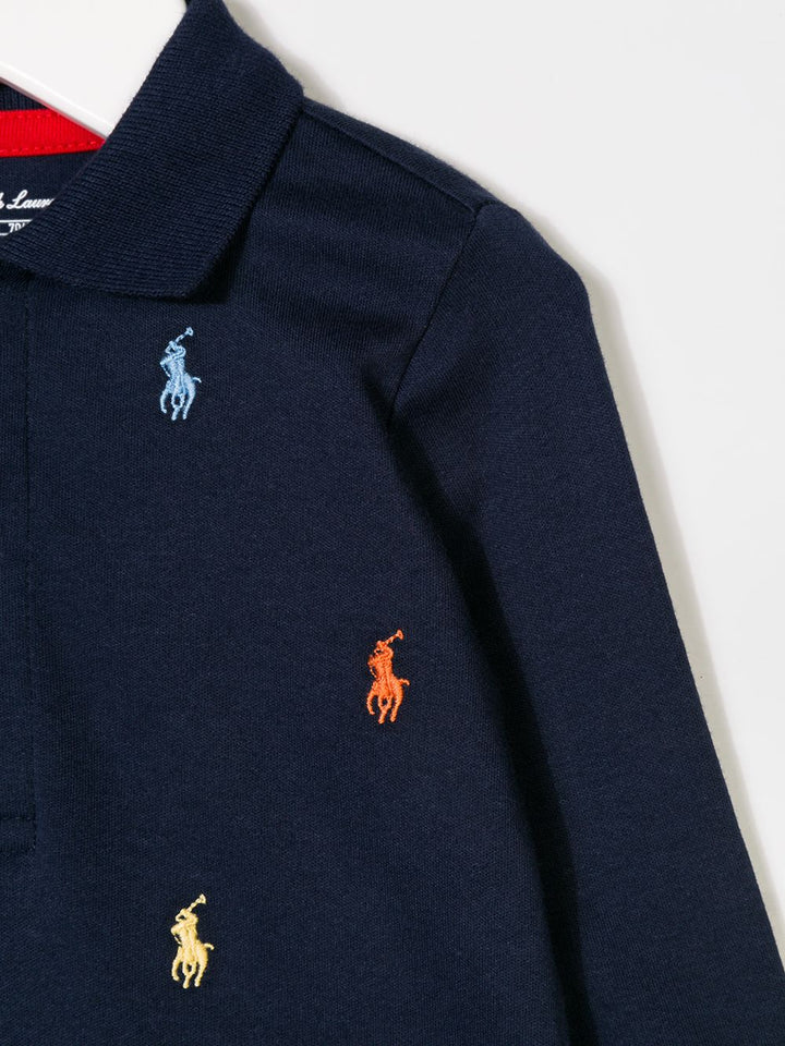Tutina blu navy per neonato 320570117 001 Ralph Lauren Kids 