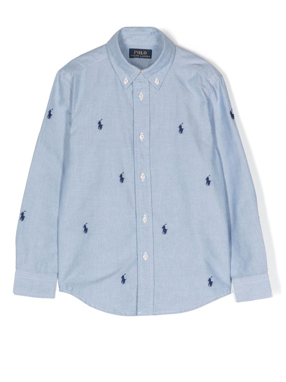 Camicia azzurro/blu navy per bambino 322878876 001 Ralph Lauren Kids 