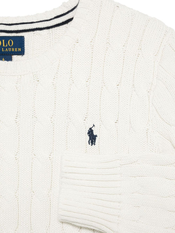 Maglione bianco per bambino 323702674 024 Ralph Lauren Kids 