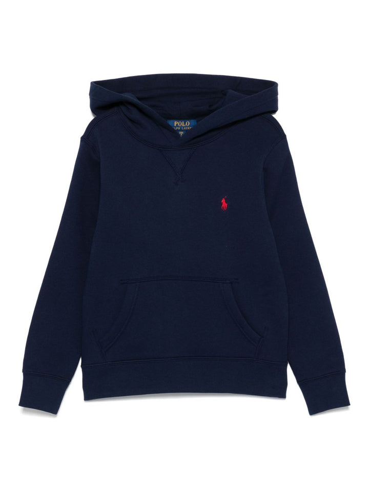 Felpa blu navy per bambino 323749954 060 Ralph Lauren Kids 