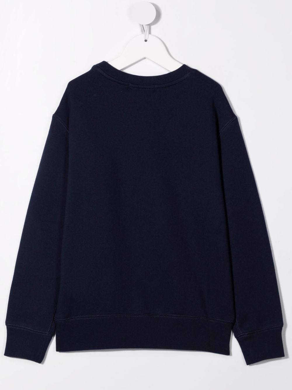 Felpa per bambino in cotone blu 323772102 002 Ralph Lauren Kids 