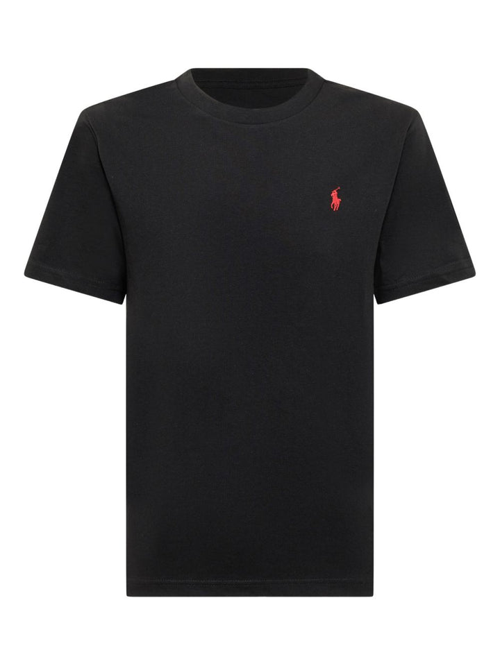 T-shirt nero per bambino 323832904 036 Ralph Lauren Kids 