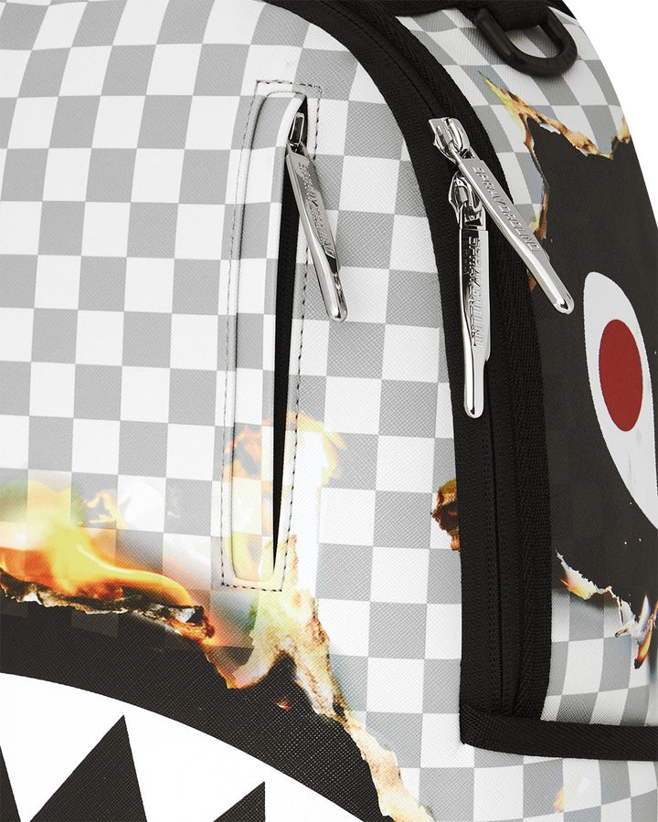 Zaino grigio/bianco per bambino 910B8515 NSZ Sprayground Kids 