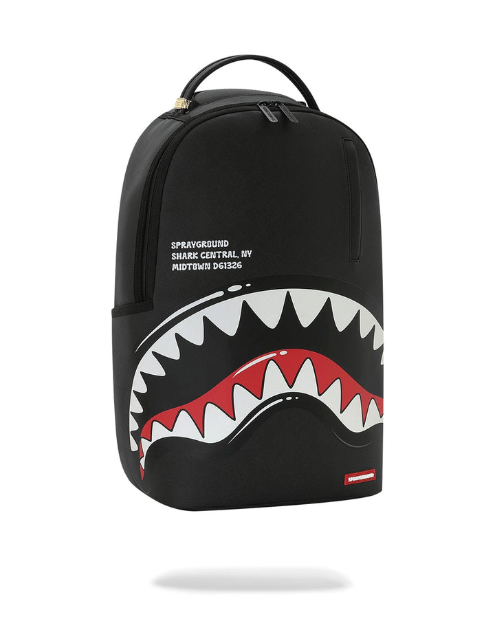 Zaino nero "squalo" per bambino 910B8727 NSZ Sprayground Kids 