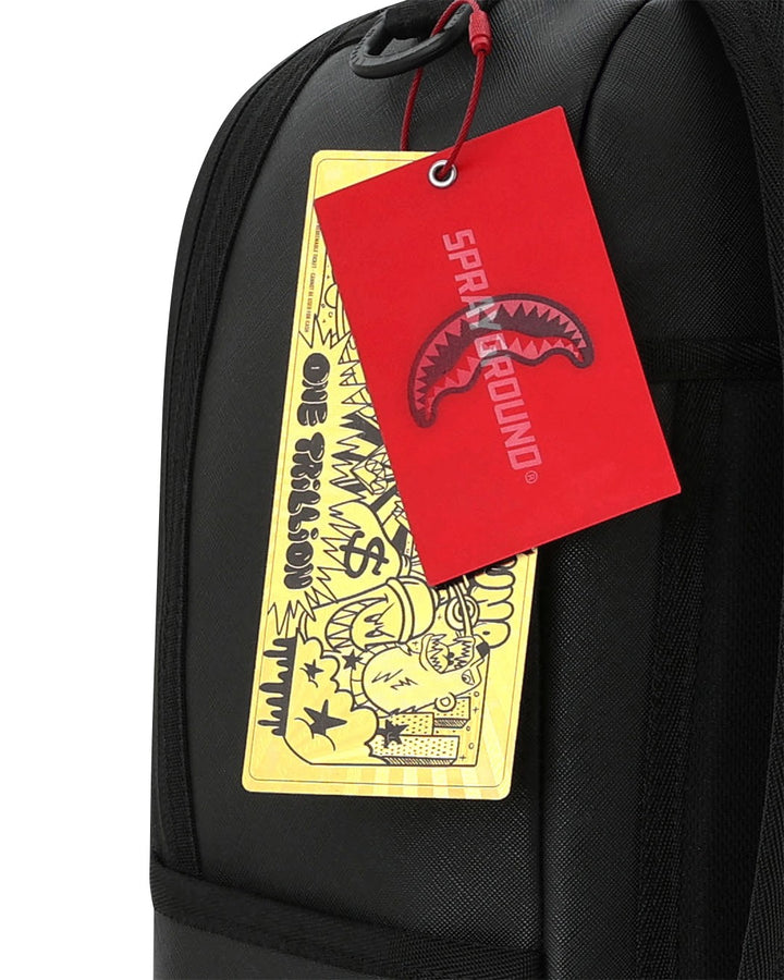 Zaino nero "squalo" per bambino 910B8727 NSZ Sprayground Kids 