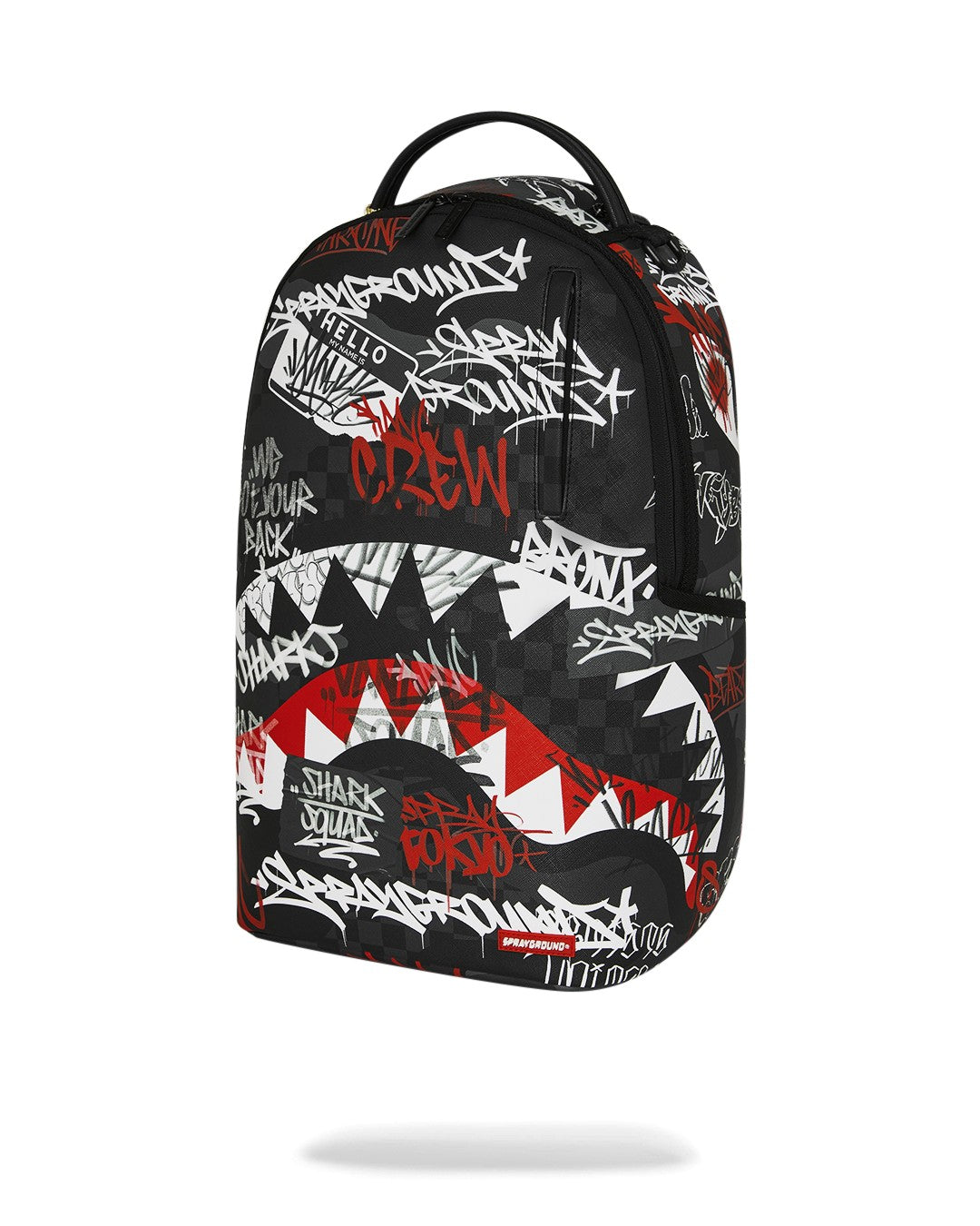 Zaino nero/rosso/bianco per bambino 910B8874 NSZ Sprayground Kids 
