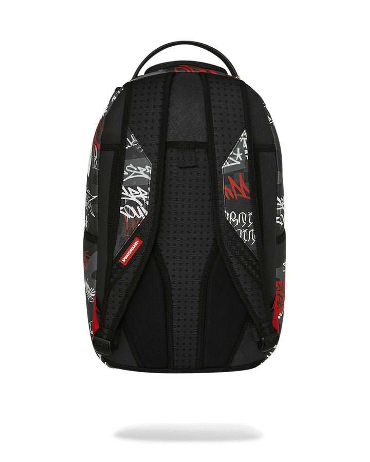 Zaino nero/rosso/bianco per bambino 910B8874 NSZ Sprayground Kids 
