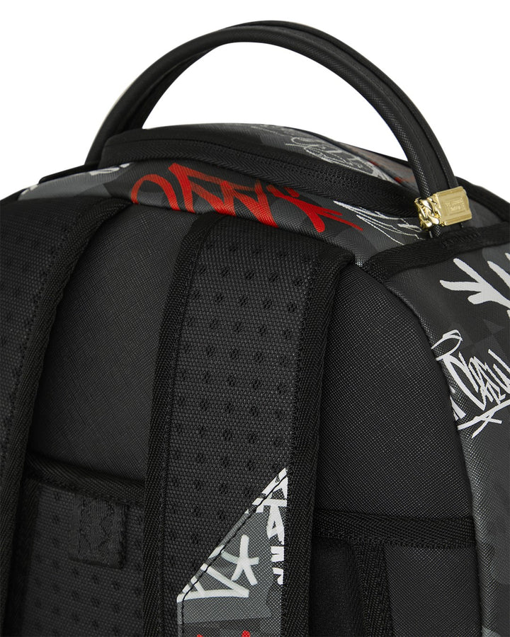 Zaino nero/rosso/bianco per bambino 910B8874 NSZ Sprayground Kids 