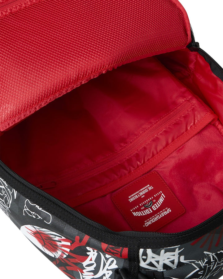 Zaino nero/rosso/bianco per bambino 910B8874 NSZ Sprayground Kids 