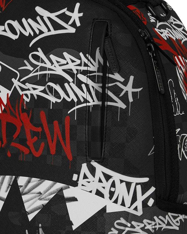 Zaino nero/rosso/bianco per bambino 910B8874 NSZ Sprayground Kids 