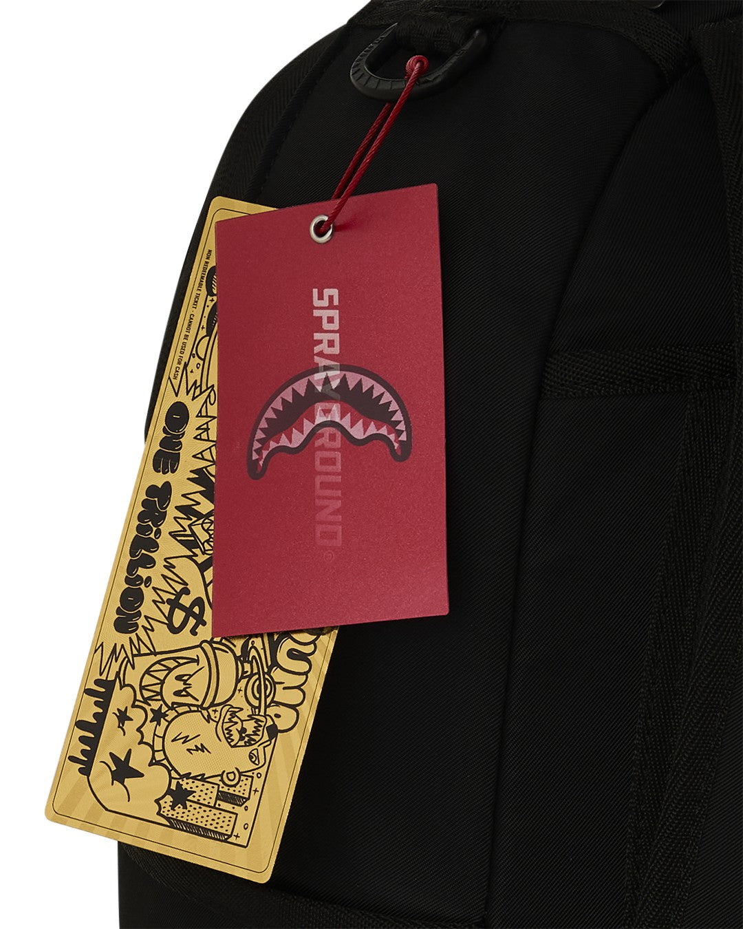 Zaino nero/bianco per bambino 910B9634 NSZ Sprayground Kids 