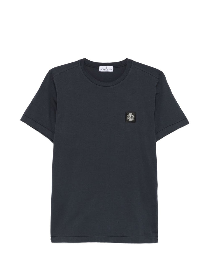 T-shirt blu navy per bambino 62100002S0047 V0020 Stone Island Kids 