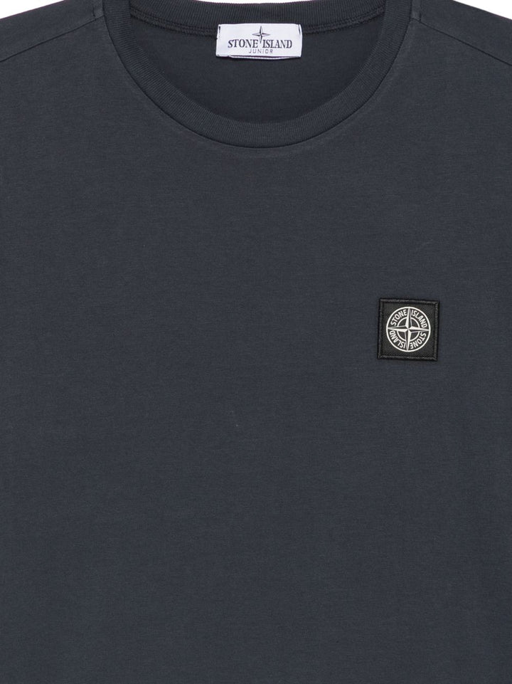 T-shirt blu navy per bambino 62100002S0047 V0020 Stone Island Kids 
