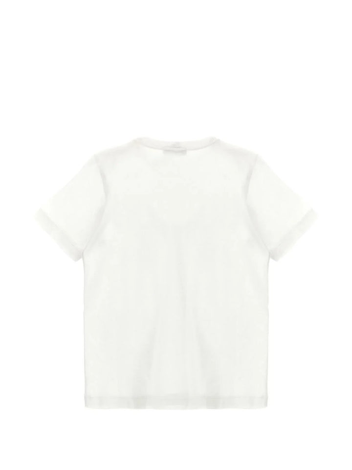 T-shirt bianca per bambino 62100003S0047 V0001 Stone Island Kids 