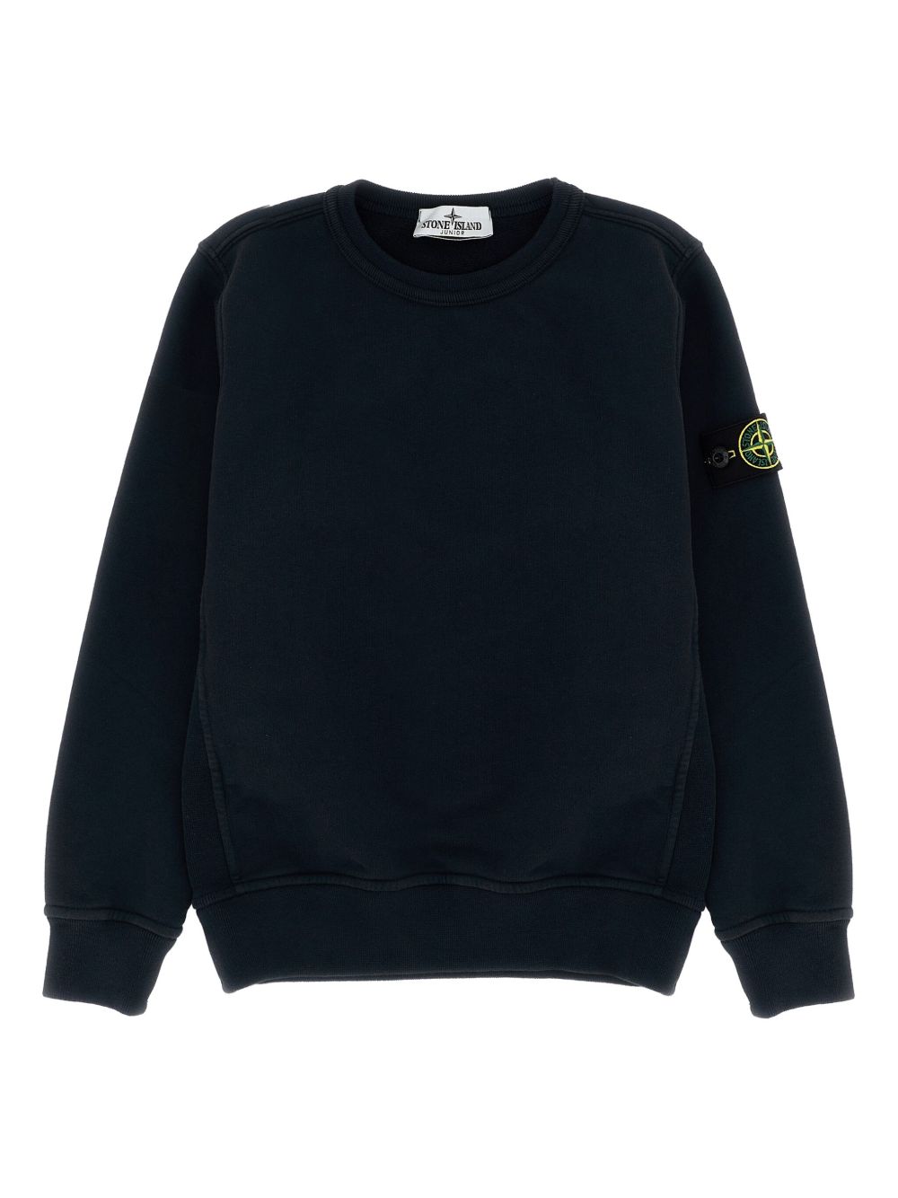 Felpa nera per bambino 66100001S0A20 V0029 Stone Island Kids 