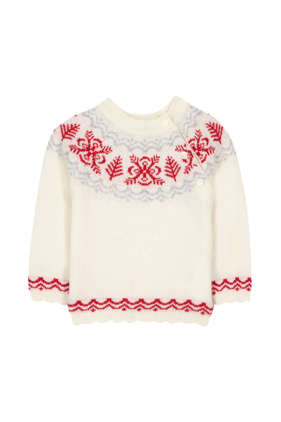 Maglione nacre per neonato CD181811326H 13 Tartine et Chocolat 