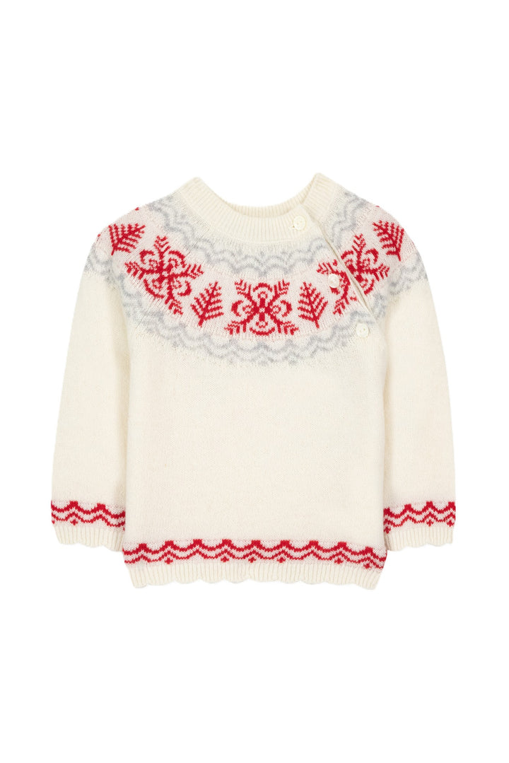 Maglione nacre per neonato CD181811326H 13 Tartine et Chocolat 